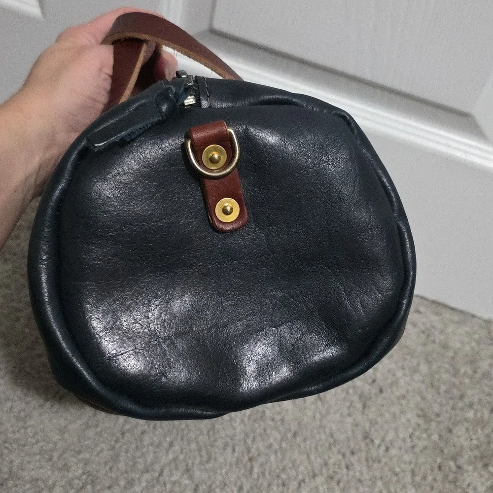Go Forth Goods GFG Leather Regular Jane Indigo Bison Bag - Picture 6 of 9